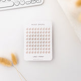 TRANSPARENT STICKERS - Drops