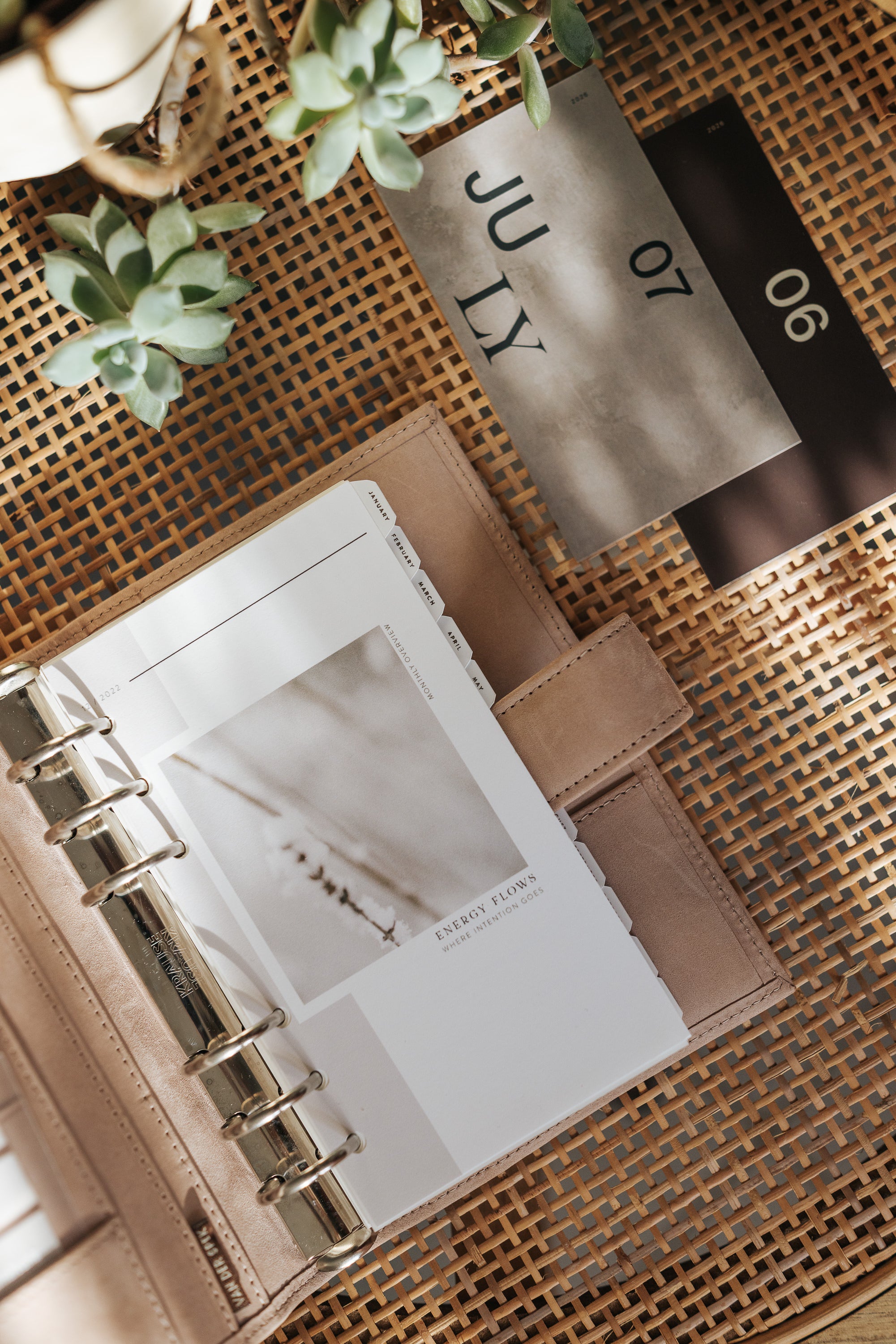 Summer Edition Monthly Dividers - Personal Size