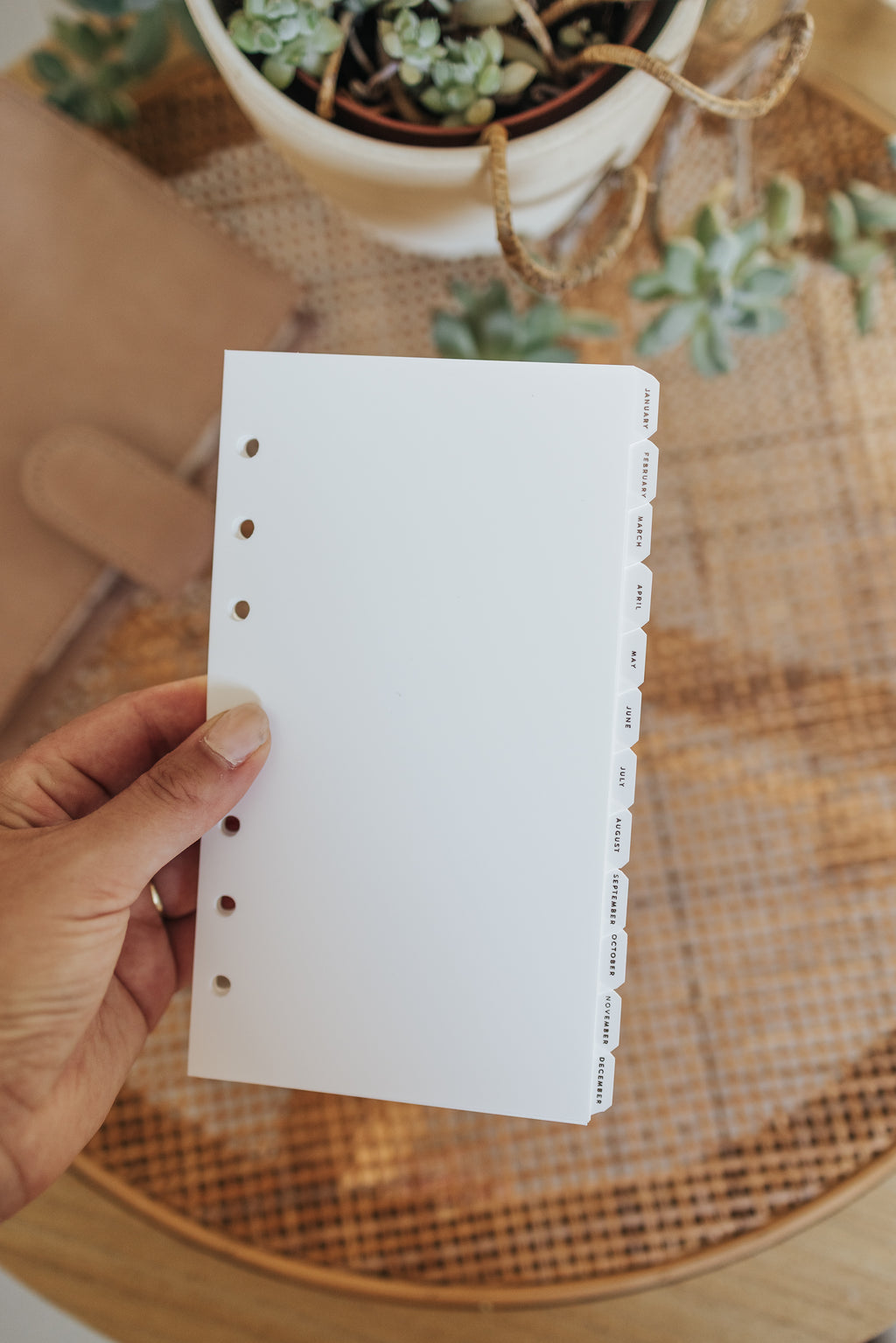Summer Edition Monthly Dividers - Personal Size