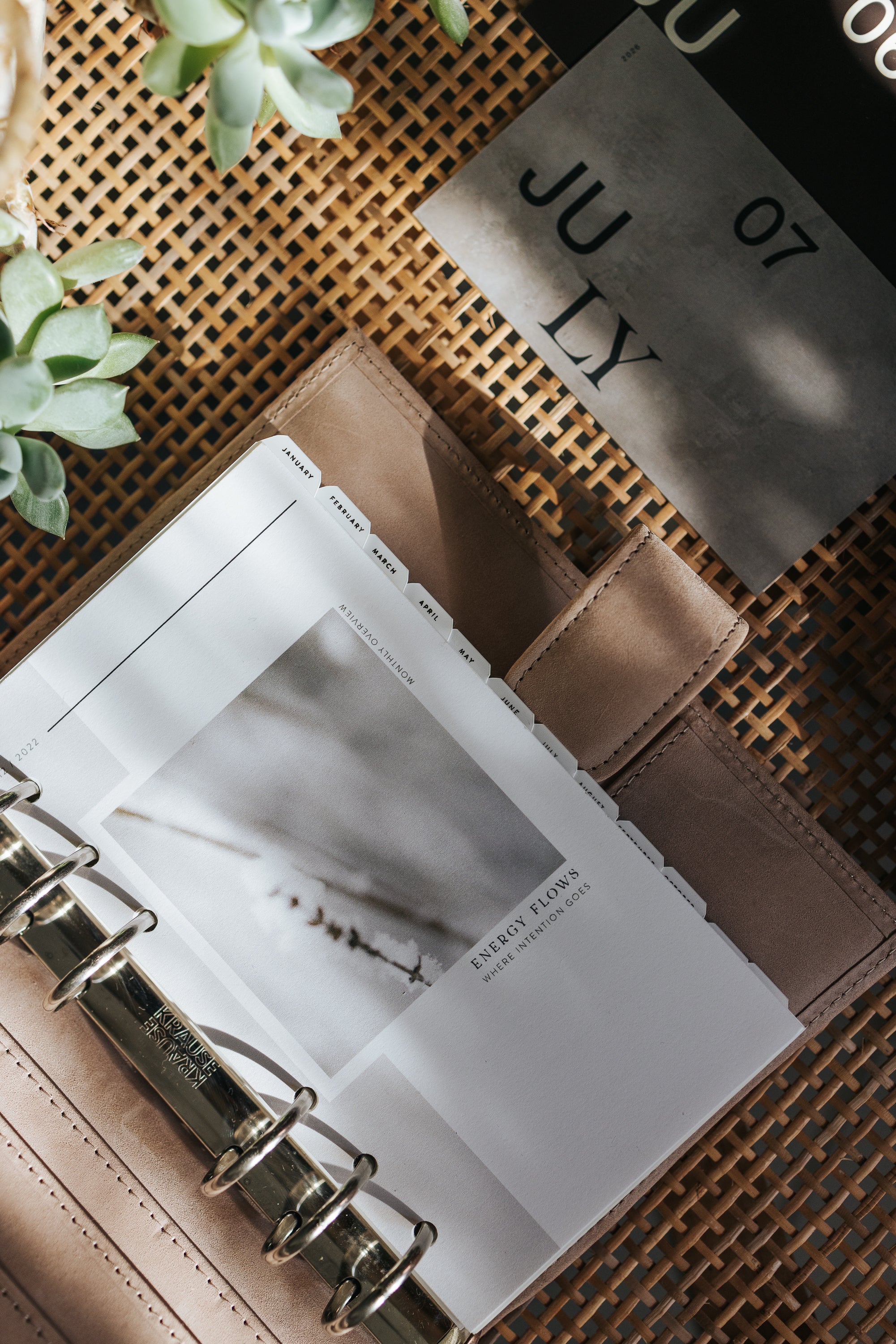 Summer Edition Monthly Dividers - Personal Size