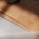 DIVIDERS - light frosted transparent
