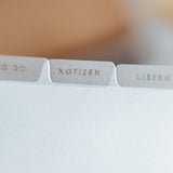 DIVIDERS - light frosted transparent